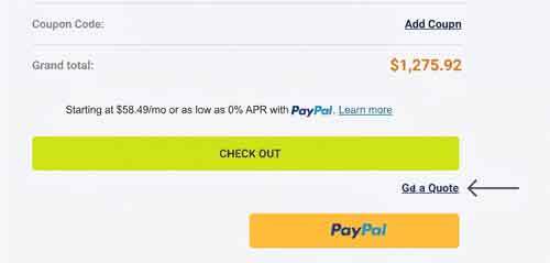 Get a quote link